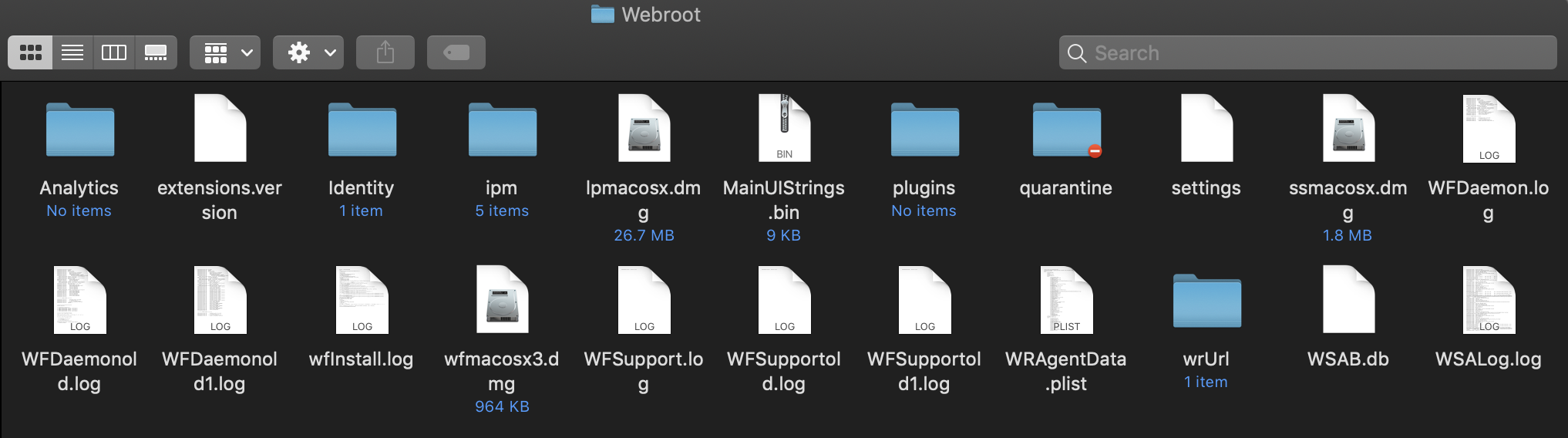 uninstall webroot on mac