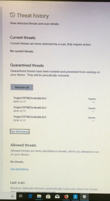 Webroot missed Trojan:O97M/Sonbokli.A!cl - which then infected client  computers