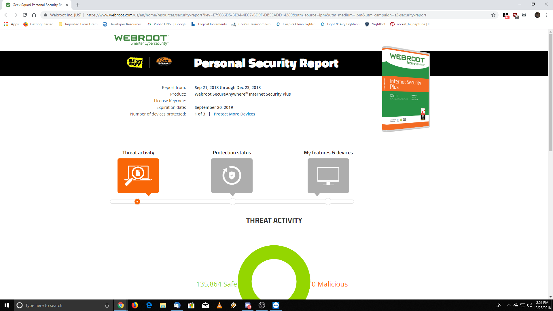 Webroot SecureAnywhereÂ® Internet Security Complete 5 Device