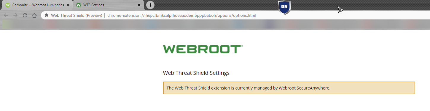 Webroot interferisce con Google Chrome?