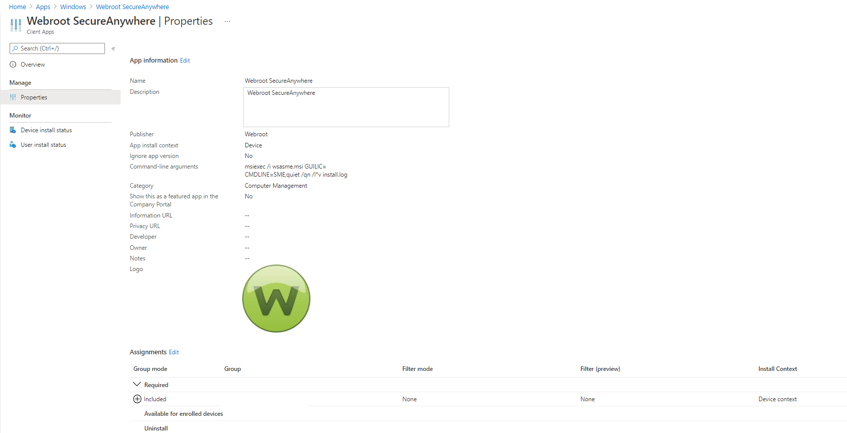 deactivate endpoint webroot console