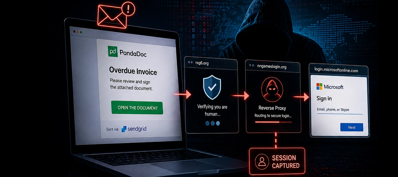 Not Just Another Invoice: Following a Modern Session Theft Campaign