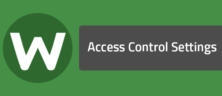 Access Control Settings
