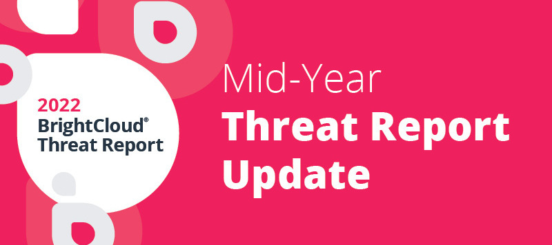 BrightCloud® Threat Report Mid-Year Update