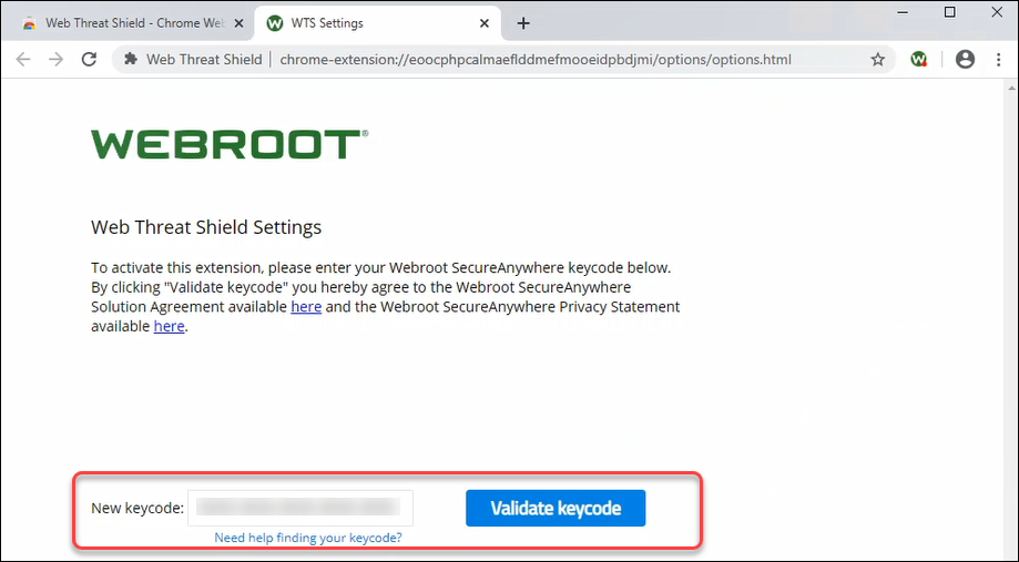 webroot chrome extension webroot chrome extension