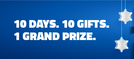 10 days, 10 gifts, 1 grand prize 🎁
