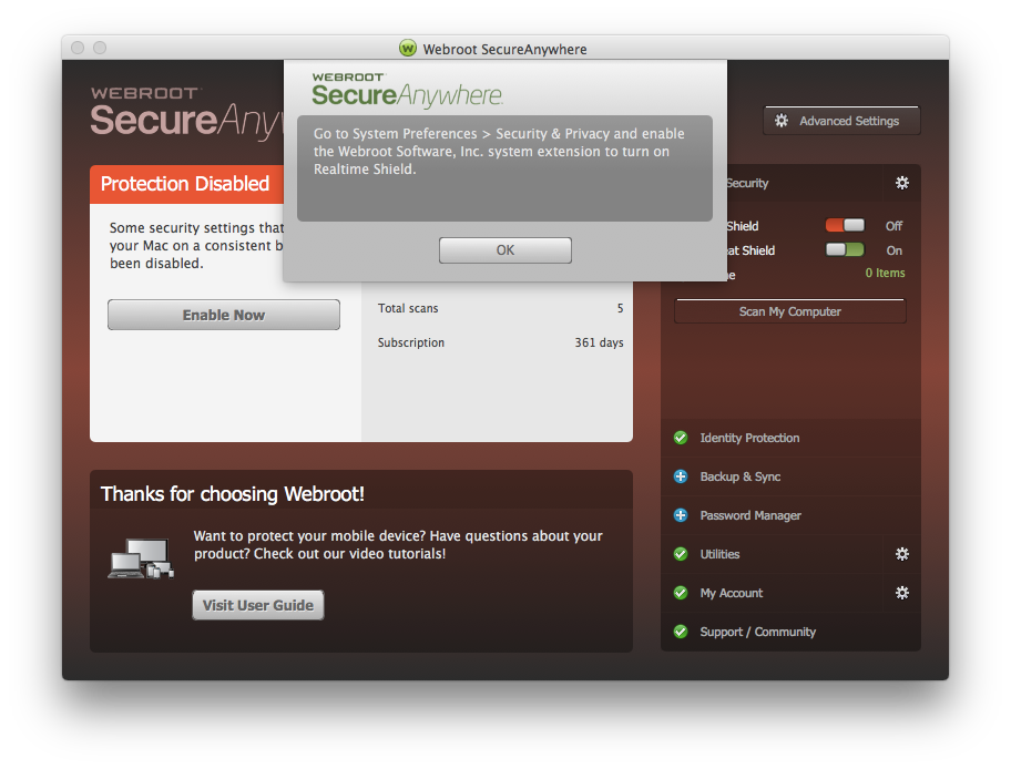 webroot for mac