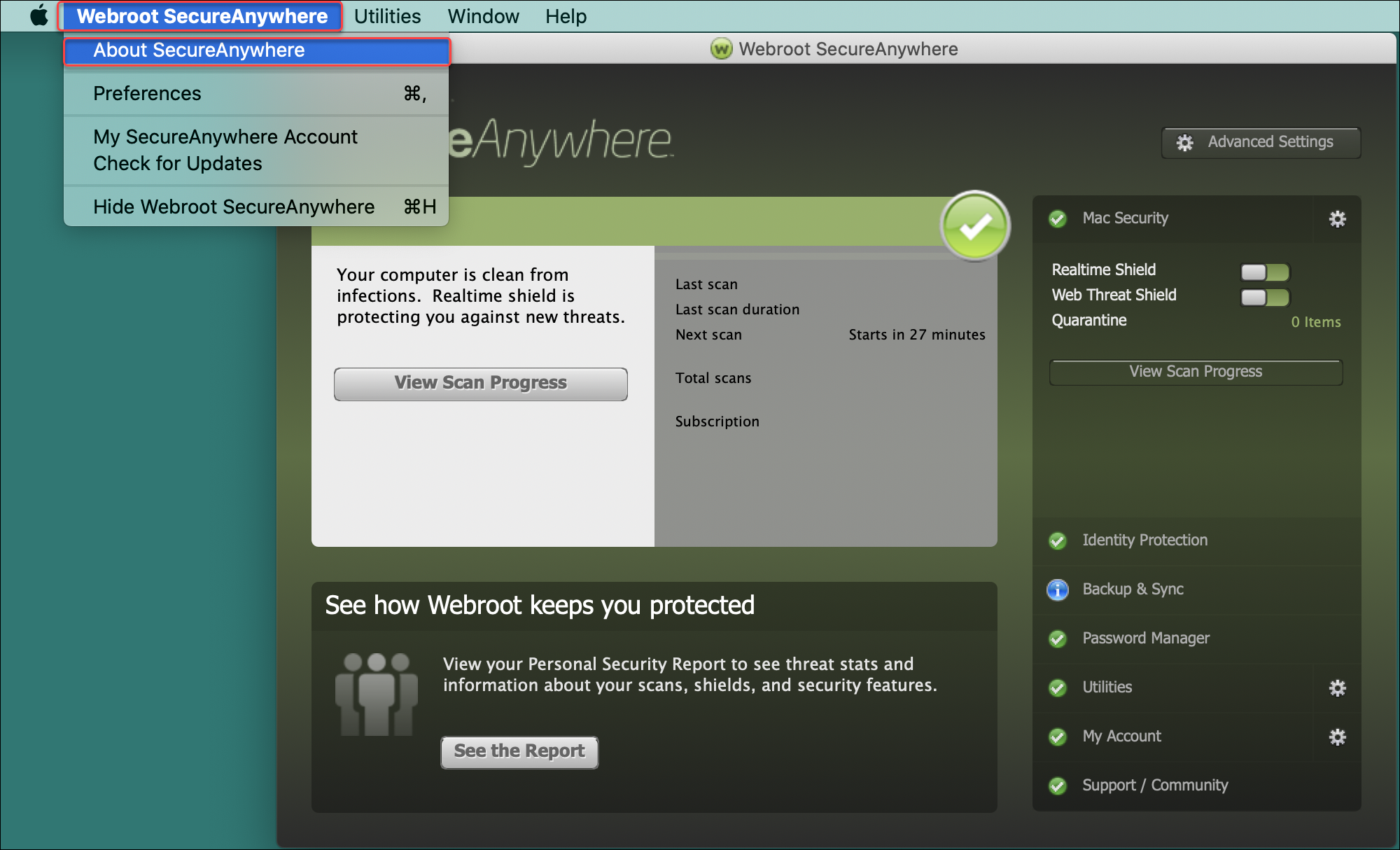 Uninstall Webroot SecureAnywhere From Mac OS Catalina Webroot Community