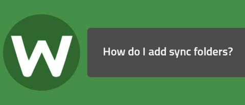 How do I add sync folders?