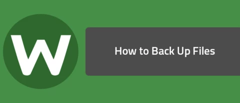How to Back Up Files