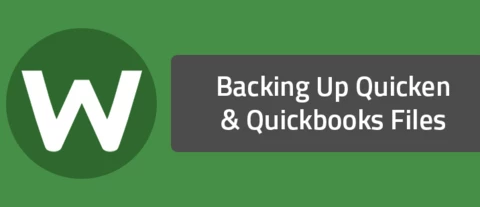 Backing Up Quicken & Quickbooks Files