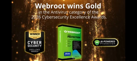 🏆 Webroot Named Gold Winner – 2026 Cybersecurity Excellence Awards
