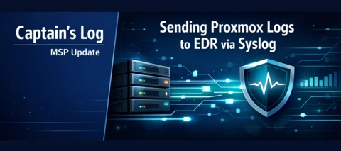 Captains Log: Sending Proxmox Logs to EDR via Syslog