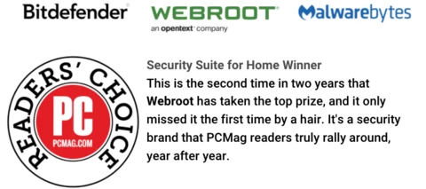PCMag Readers Rank Webroot Best Antivirus and Security Suites in 2021