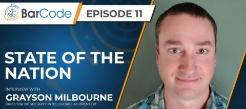 Grayson Milbourne, Director of Security Intelligence joins the BardCode Podcast