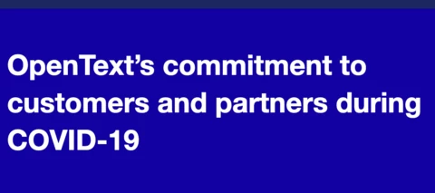 OpenText’s commitment to our customers and partners