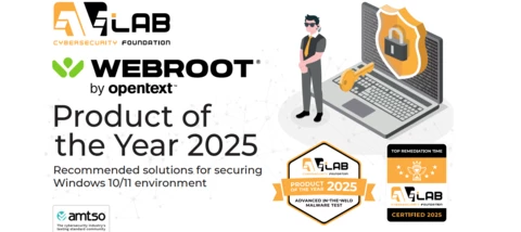 Webroot by OpenText Earns “Product of the Year 2025” & “TOP Remediation Time 2025”