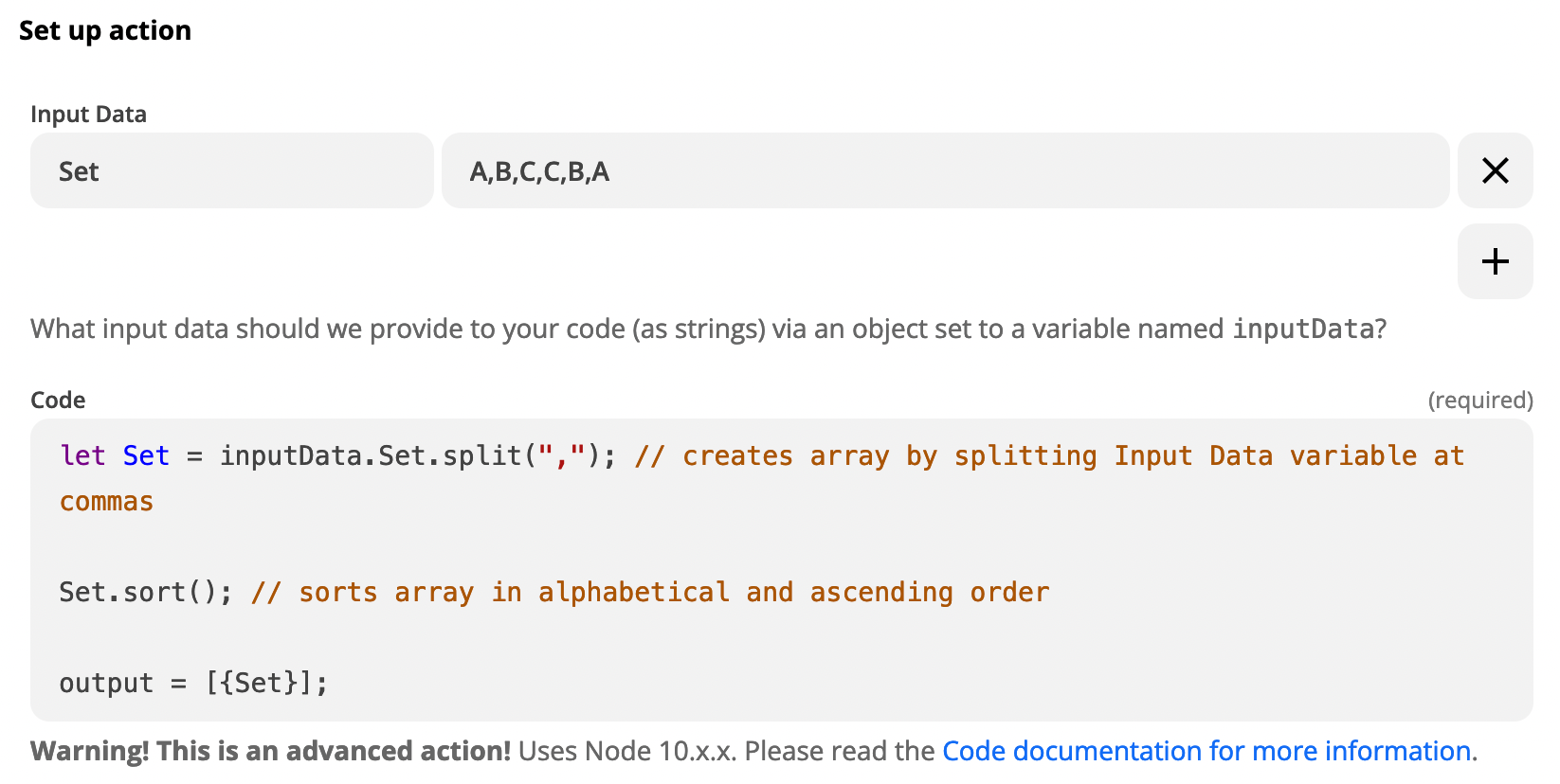 Code Mode Sort Array Of Line Items Zapier Community