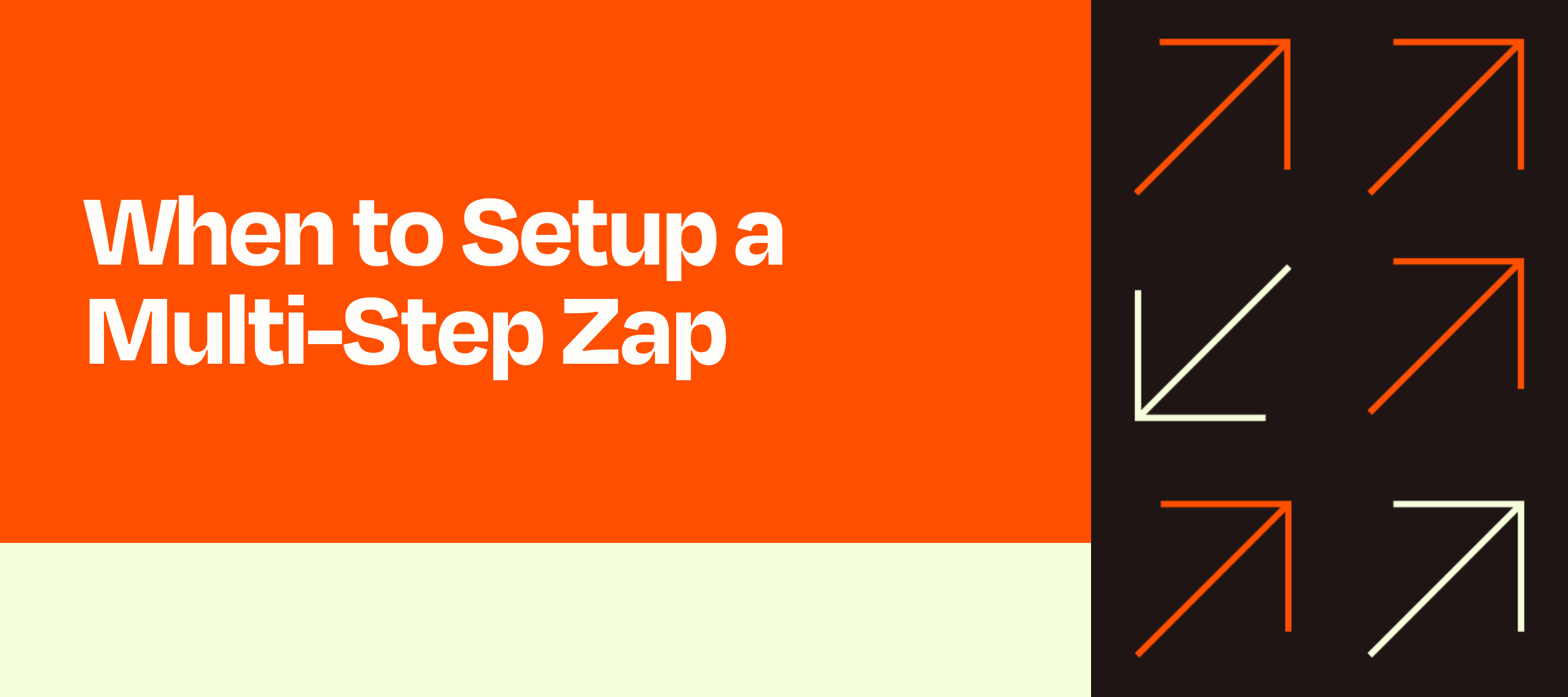 When to Setup a Mutli-Step Zap