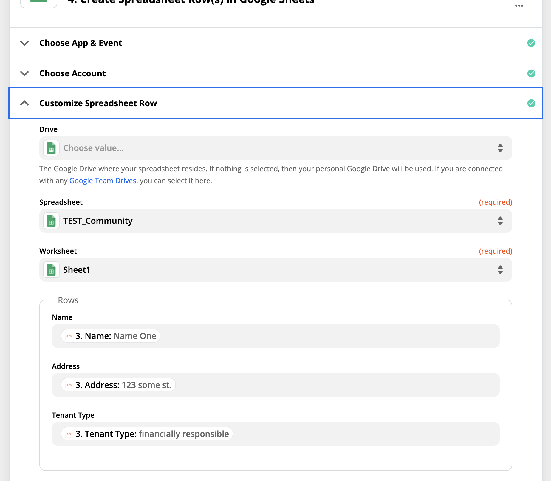 link jotform to google sheets