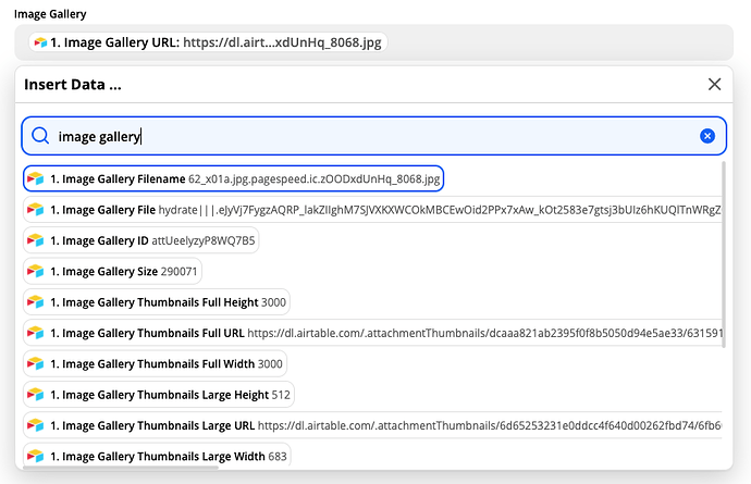 zapier airtable across multiple fields