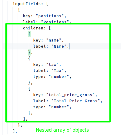 how to map nested json object in react js