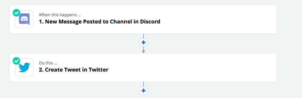 discord webook zapier