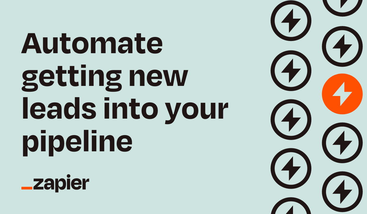 Automate getting new leads into your pipeline