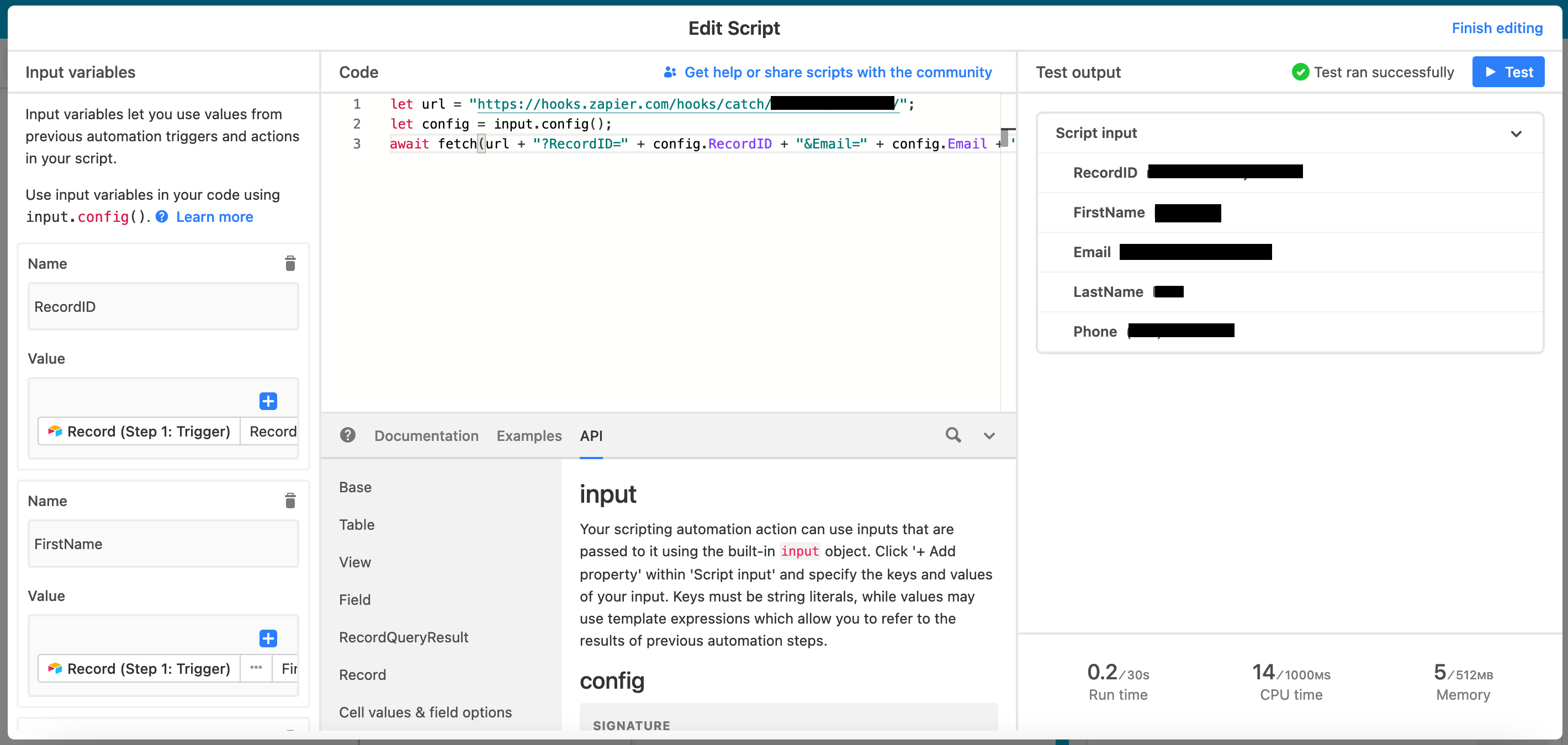 airtable scripting