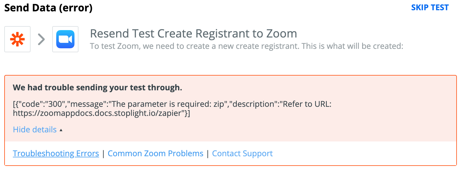 Error 300 Urgent Help Requested For Charity Zapier Community