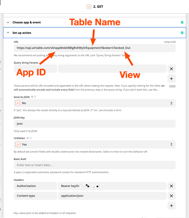 zapier mailchimp update airtable record