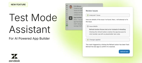 Introducing Test Mode Assistant: a new AI-powered testing assistant in Zendesk App Builder