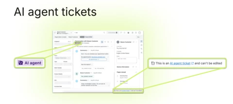 AI agent tickets: View AI agent conversations as tickets in Agent Workspace & Support