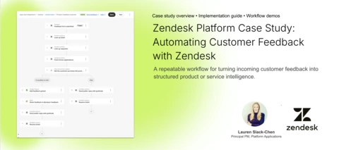A Zendesk Platform Case Study: Automating Customer Feedback Workflows in Zendesk